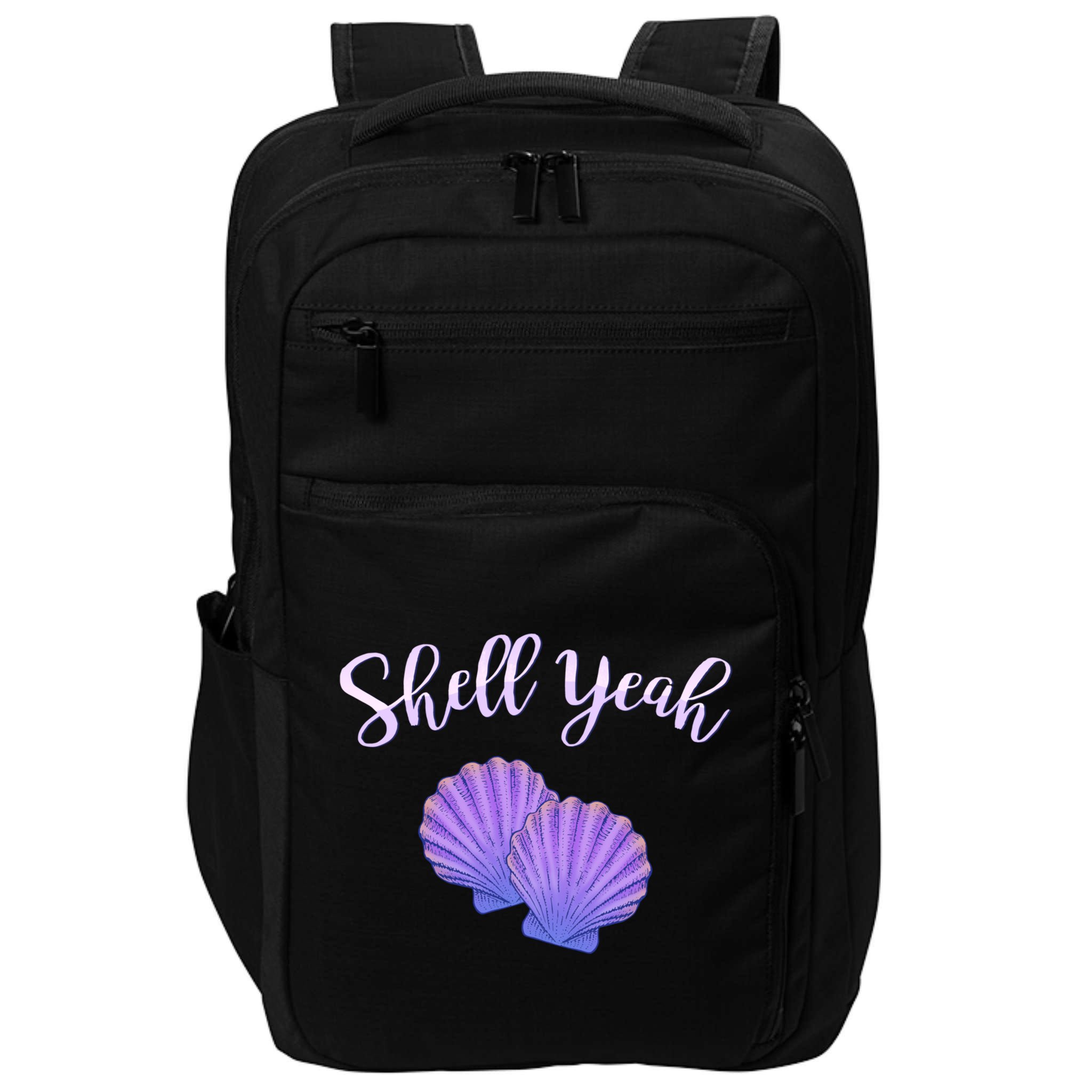 Shell Yeah Summer Vacation Beach Cute Gift Impact Tech Backpack