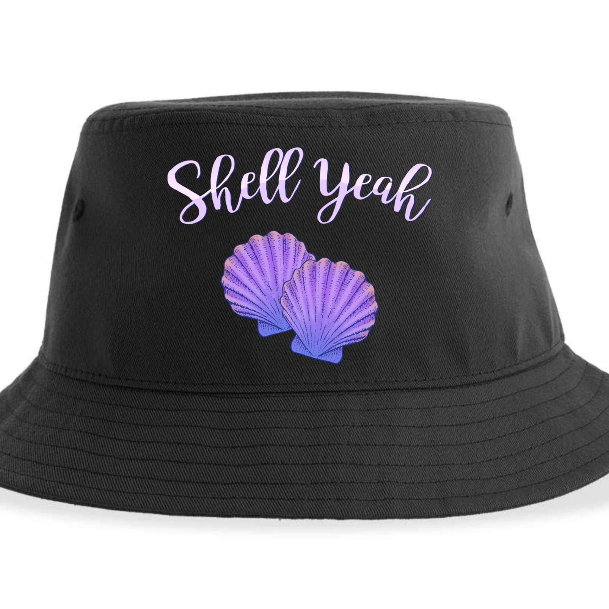 Shell Yeah Summer Vacation Beach Cute Gift Sustainable Bucket Hat