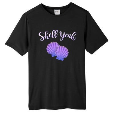 Shell Yeah Summer Vacation Beach Cute Gift Tall Fusion ChromaSoft Performance T-Shirt