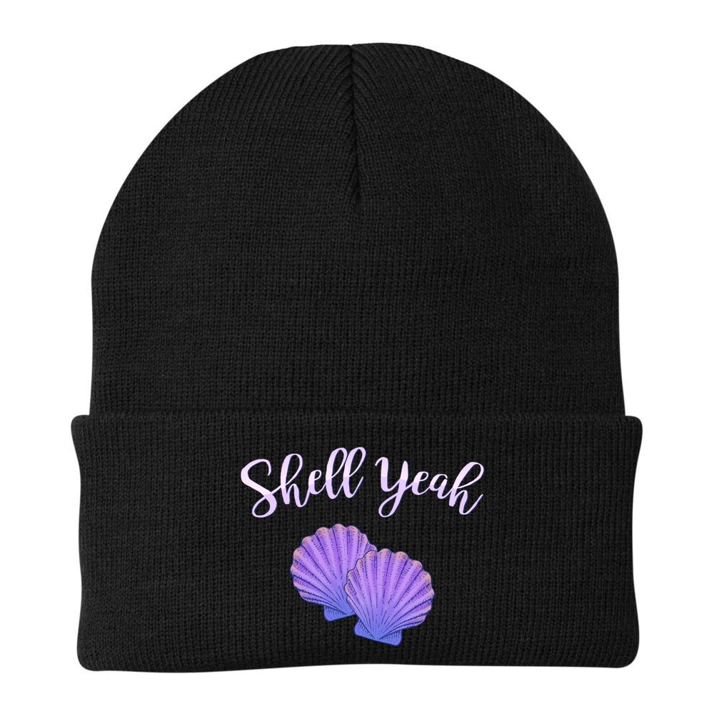 Shell Yeah Summer Vacation Beach Cute Gift Beanie