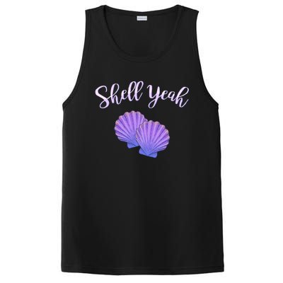 Shell Yeah Summer Vacation Beach Cute Gift PosiCharge Competitor Tank