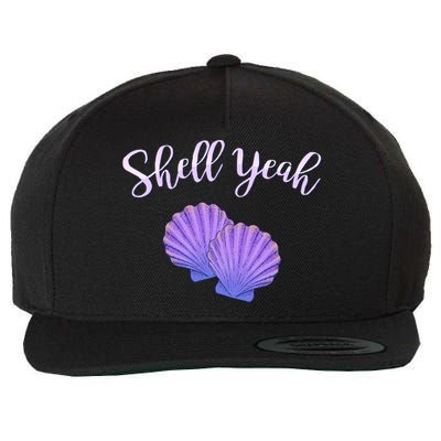 Shell Yeah Summer Vacation Beach Cute Gift Wool Snapback Cap