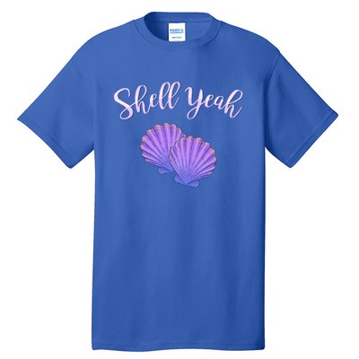 Shell Yeah Summer Vacation Beach Cute Gift Tall T-Shirt