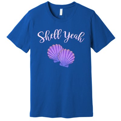 Shell Yeah Summer Vacation Beach Cute Gift Premium T-Shirt