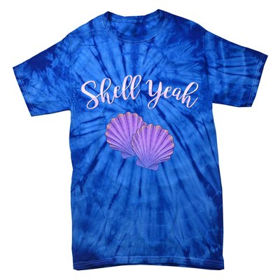 Shell Yeah Summer Vacation Beach Cute Gift Tie-Dye T-Shirt
