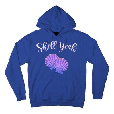 Shell Yeah Summer Vacation Beach Cute Gift Tall Hoodie