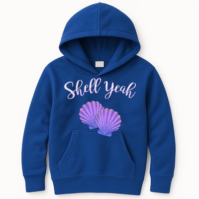 Shell Yeah Summer Vacation Beach Cute Gift Kids Hoodie
