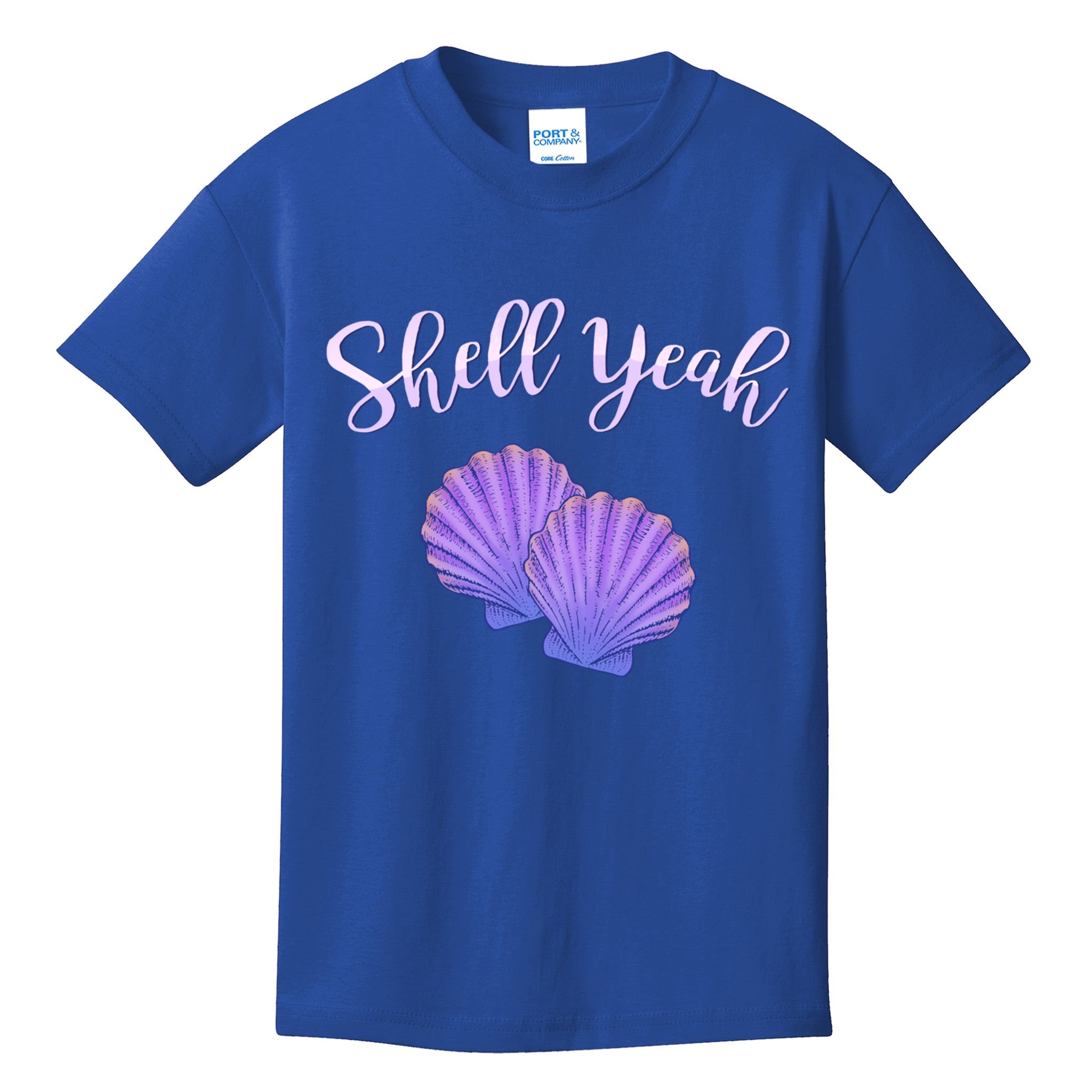 Shell Yeah Summer Vacation Beach Cute Gift Kids T-Shirt