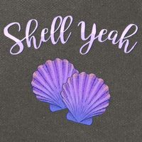Shell Yeah Summer Vacation Beach Cute Gift Cotton Canvas Backpack