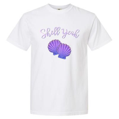 Shell Yeah Summer Vacation Beach Cute Gift Garment-Dyed Heavyweight T-Shirt