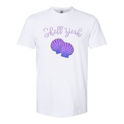 Shell Yeah Summer Vacation Beach Cute Gift Softstyle CVC T-Shirt