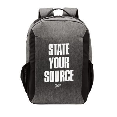 State Your Source Funny Quote Design Vector Backpack