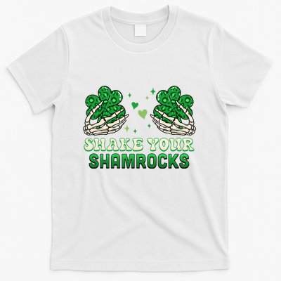 Shake Your Shamrocks Funny St. PatrickS Day Skeleton T-Shirt