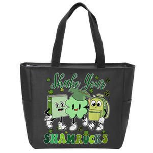 Shake Your Shamrocks St Patricks Day Teacher Zip Tote Bag