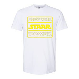 Show Your Staar Power Testing Day Softstyle CVC T-Shirt