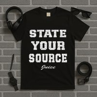 State Your Source Juice Retro Design T-Shirt