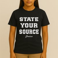 State Your Source Juice Retro Design T-Shirt