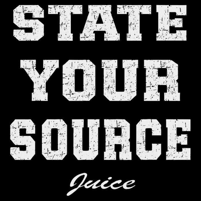 State Your Source Juice Retro Design T-Shirt