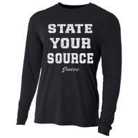 State Your Source Juice Retro Design Cooling Performance Long Sleeve Crew