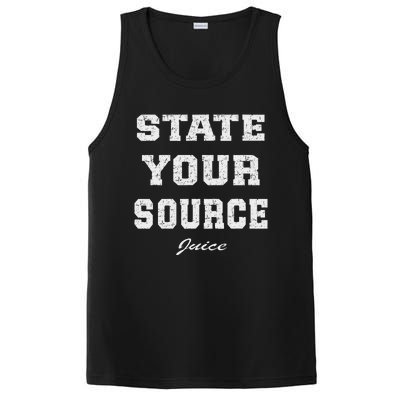 State Your Source Juice Retro Design PosiCharge Competitor Tank