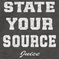 State Your Source Juice Retro Design Vector Backpack