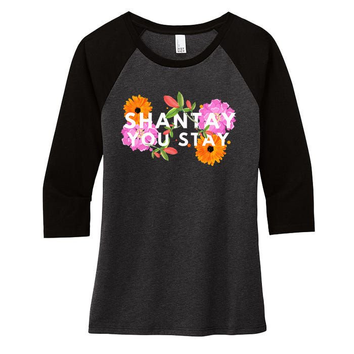 Shantay You Stay Drag Race Drag Queen Drag Lover Women's Tri-Blend 3/4-Sleeve Raglan Shirt