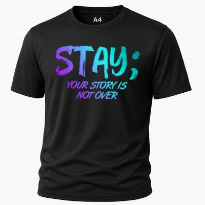STAY; Your Story Is Not Over Suicide Prevention Awareness Performance Shirt