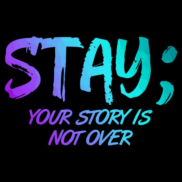 STAY; Your Story Is Not Over Suicide Prevention Awareness 7-Panel Snapback Hat