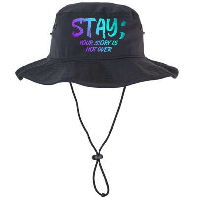 STAY; Your Story Is Not Over Suicide Prevention Awareness Bucket Hat