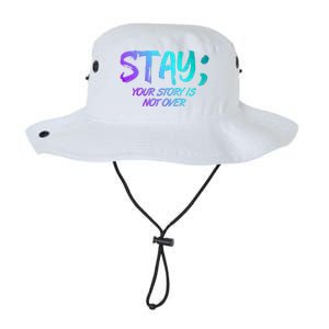 STAY; Your Story Is Not Over Suicide Prevention Awareness Legacy Cool Fit Booney Bucket Hat