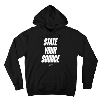 State Your Source Hoodie