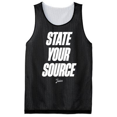 State Your Source Mesh Reversible Basketball Jersey Tank