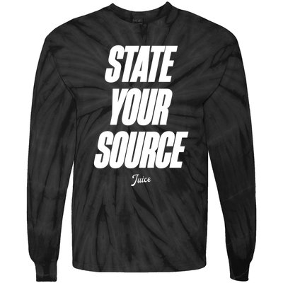 State Your Source Tie-Dye Long Sleeve Shirt