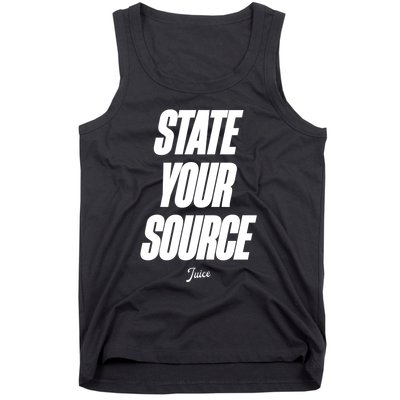 State Your Source Tank Top