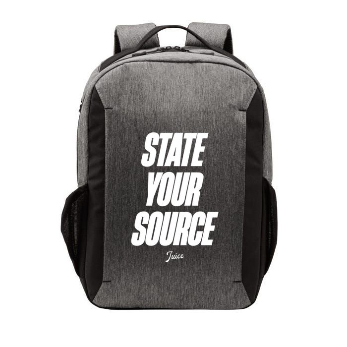 State Your Source Vector Backpack