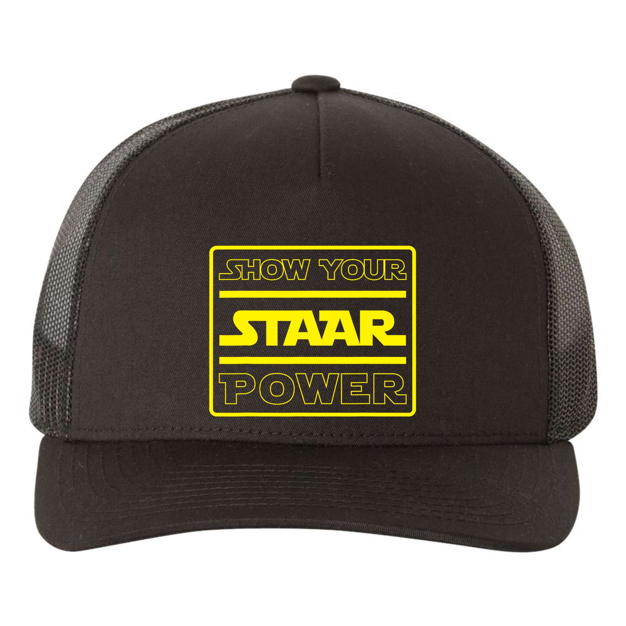 Show Your Staar Power School Testing Yupoong Adult 5-Panel Trucker Hat