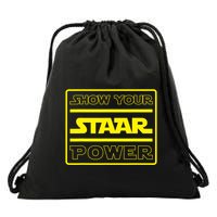 Show Your Staar Power School Testing Drawstring Bag