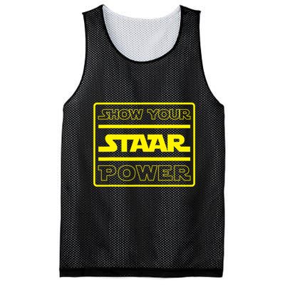 Show Your Staar Power School Testing Mesh Reversible Basketball Jersey Tank