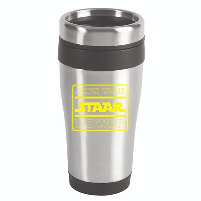Show Your Staar Power School Testing 16oz Travel Tumbler