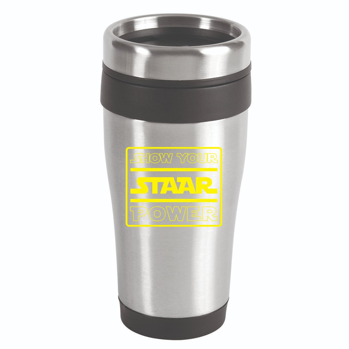 Show Your Staar Power School Testing 16oz Travel Tumbler