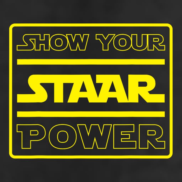 Show Your Staar Power School Testing 25L Jumbo Tote