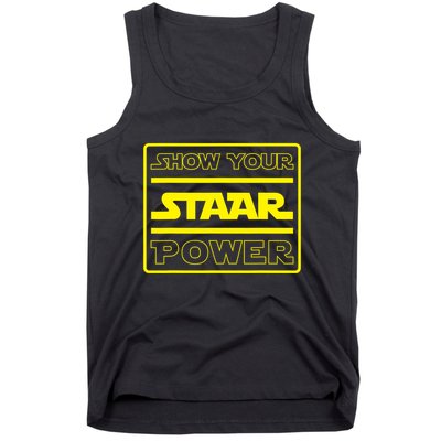 Show Your Staar Power School Testing Tank Top