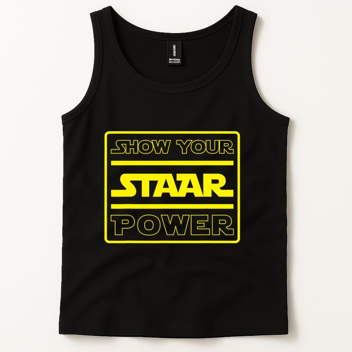 Show Your Staar Power School Testing Tank Top