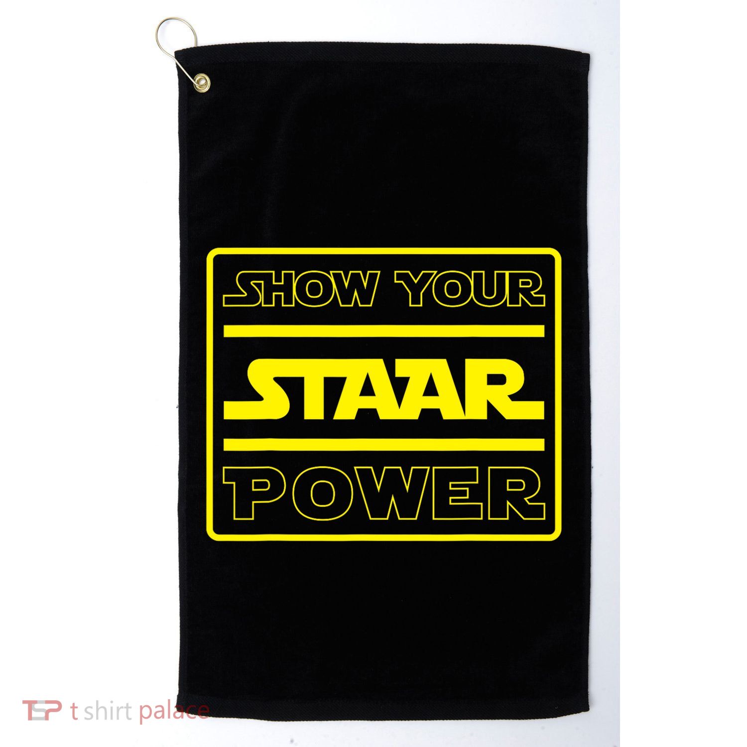 Show Your Staar Power School Testing Golf Towel