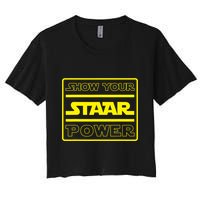 Show Your Staar Power School Testing Crop Top
