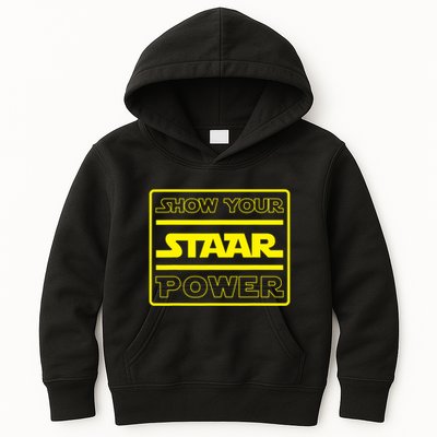 Show Your Staar Power School Testing Kids Hoodie