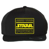 Show Your Staar Power School Testing Wool Snapback Cap