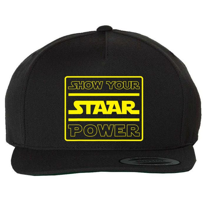 Show Your Staar Power School Testing Wool Snapback Cap