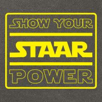 Show Your Staar Power School Testing Cotton Canvas Backpack