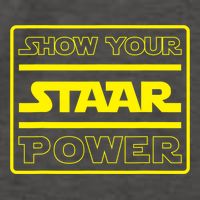Show Your Staar Power School Testing Vector Backpack
